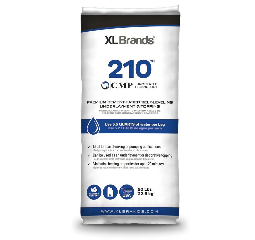 210 | Premium Cement-Based Self-Leveling Underlayment & Topping