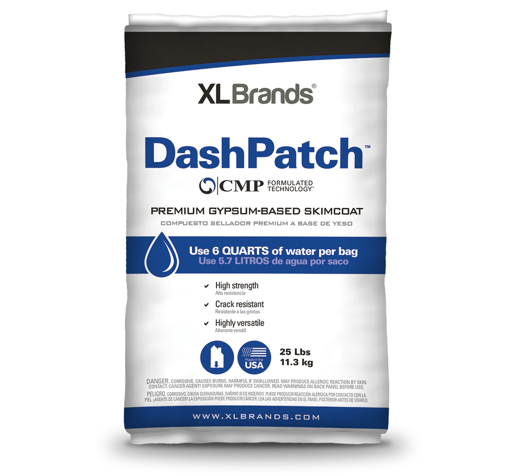 DashPatch | 25lb Bag | Premium Gypsum-Based Skimcoat