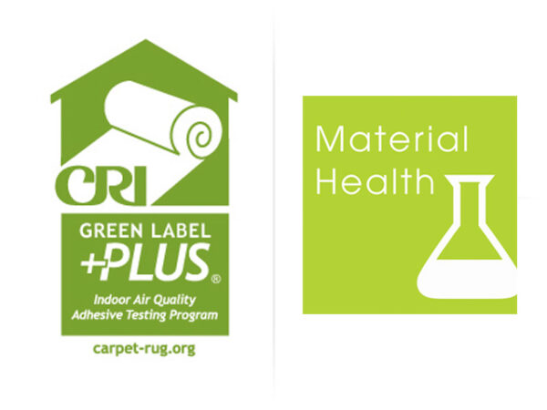 CRI Green Label Plus and C2C Material Health Certification